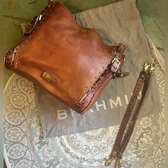 Brahmin :: Brown Croc and Leather Purse - Picture 12 of 15